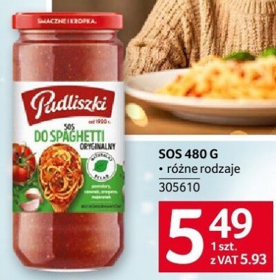 Sos Pudliszki 480 g różne rodzaje promocja w Selgros