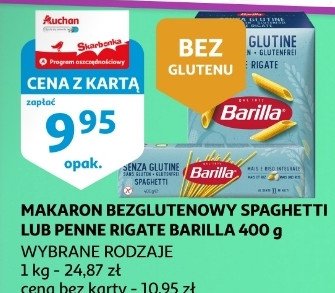 Makaron penne rigate bezglutenowy Barilla promocja