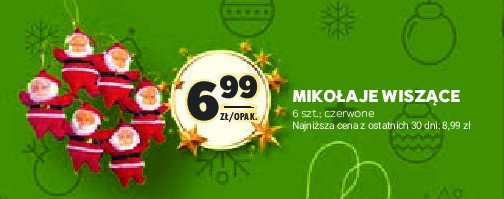 Mikołaje wiszące promocja