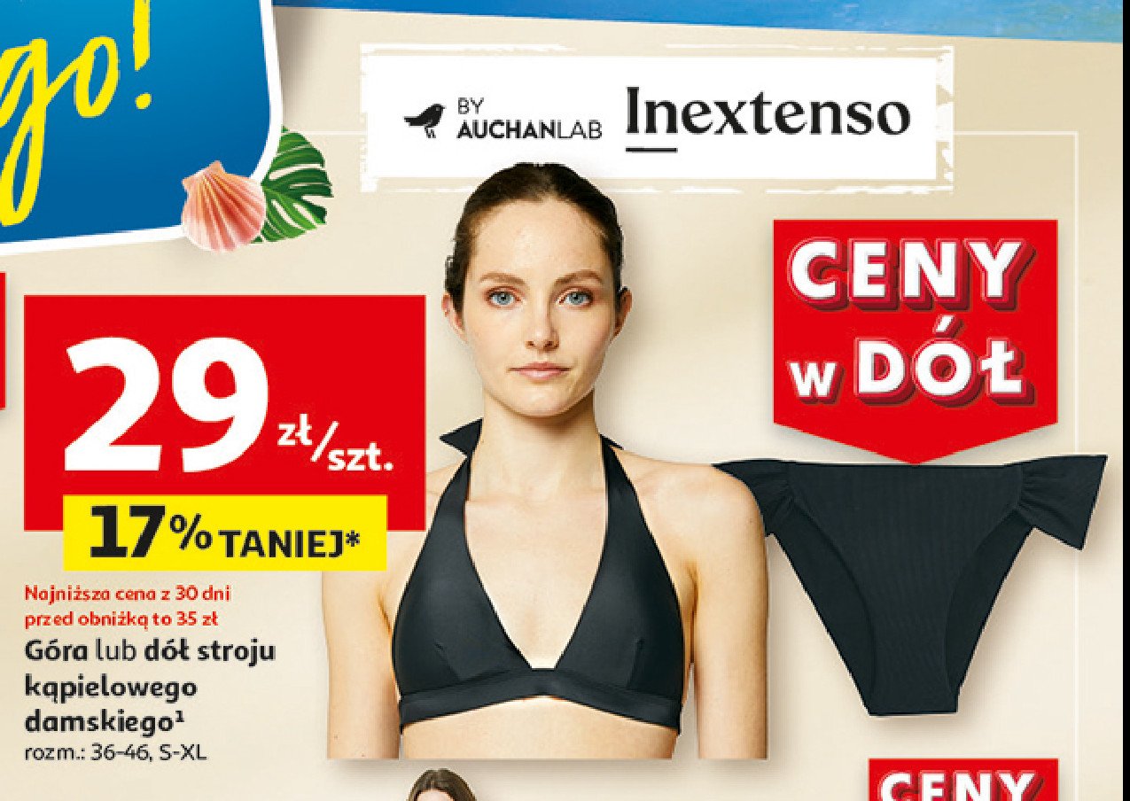 Góra od stroju s-xl Auchan inextenso promocja