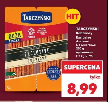 Kabanosy drobiowe Tarczy艅ski kabanos exclusive promocja