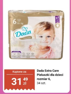Pieluszki Extra Care dla dzieci rozmiar 6 promocja w Biedronka