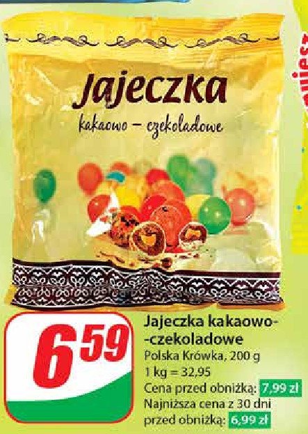 Jajeczka kakaowo-czekoladowe Polska krówka promocja