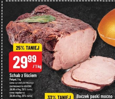 Schab z liściem promocja w POLOmarket