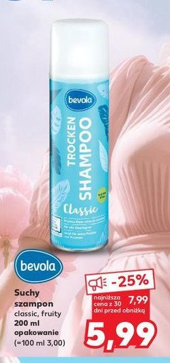 Szampon do włosów suchy Bevola promocja w Kaufland
