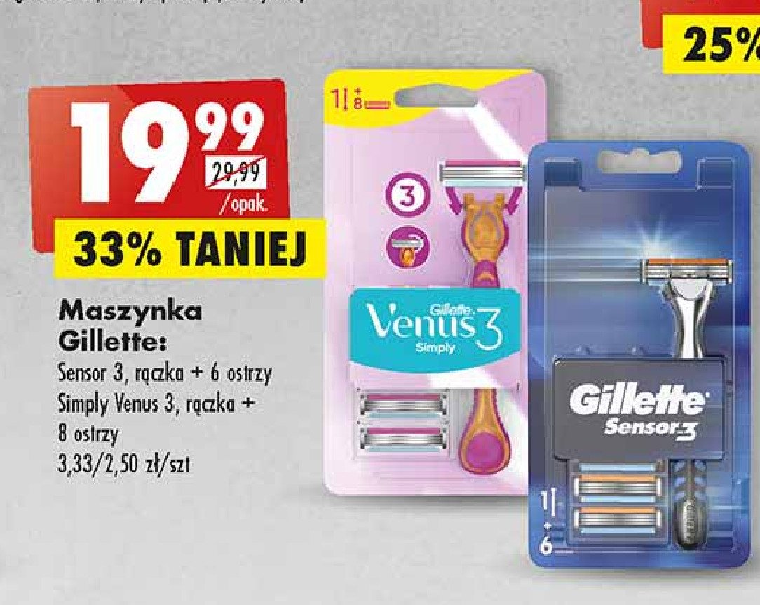 Maszynka do golenia + 8 wkładów Gillette venus 3 promocja