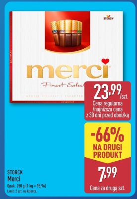 Czekolada Merci STORCK promocja w Aldi