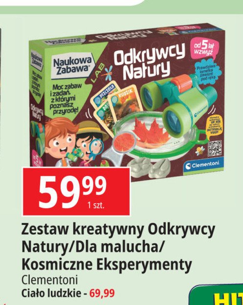 Naukowa zabawa - kosmiczne eksperymenty Clementoni promocja