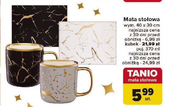 Mata stołowa 30 x 40 cm promocja w Carrefour