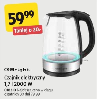 Czajnik elektryczny 1,7 l 2000 W promocja w Jula
