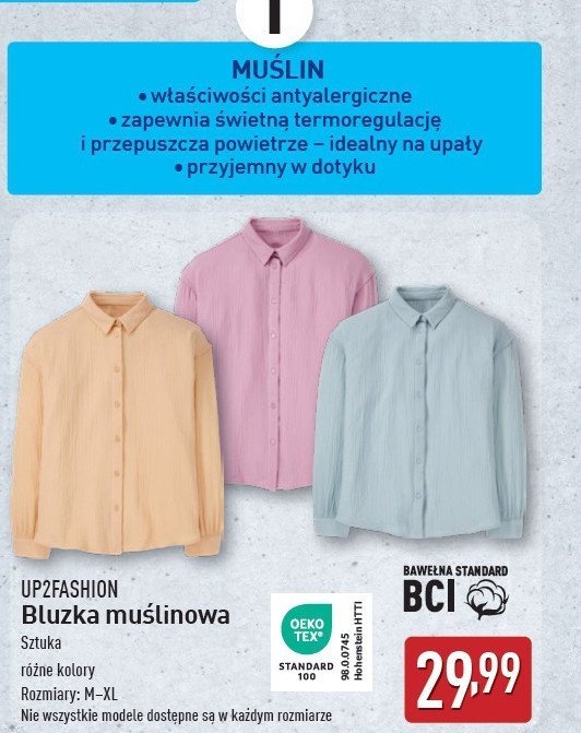 Bluzka muślinowa Up2fashion promocja