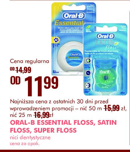 Nić dentystyczna 25 m Oral-b promocja