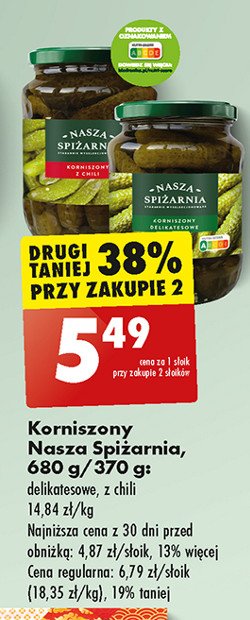 Korniszony Nasza spiżarnia promocja