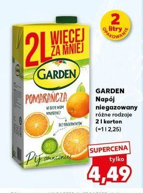 Nap贸j pomara艅czowy Garden promocja
