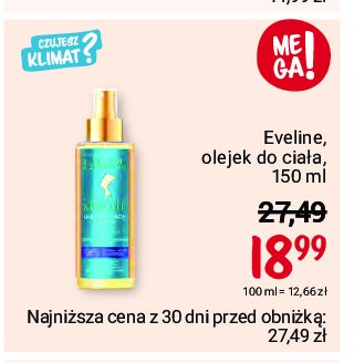 Olejek do biustu i ciała Eveline egyptian miracle promocja
