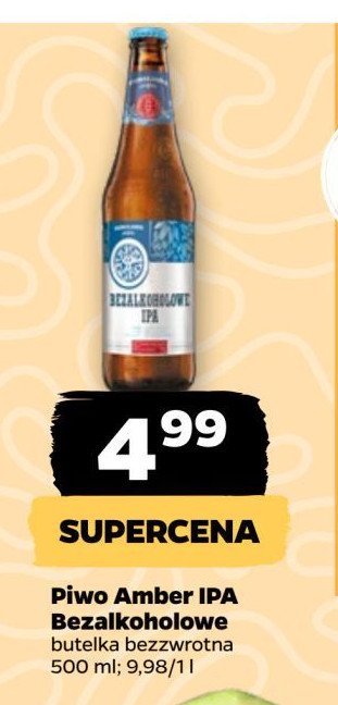 Piwo Amber bezalkoholowe ipa promocja