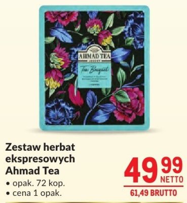 Zestaw herbat ekspresowych Ahmad Tea promocja w Makro