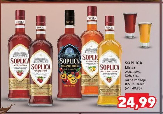 Wódka Soplica wiśnia z pigwą promocja w Kaufland