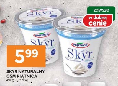 Skyr naturalny OSM Piątnica promocja w Stokrotka