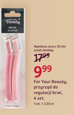 Przyrząd do regulacji brwi  promocja w Rossmann