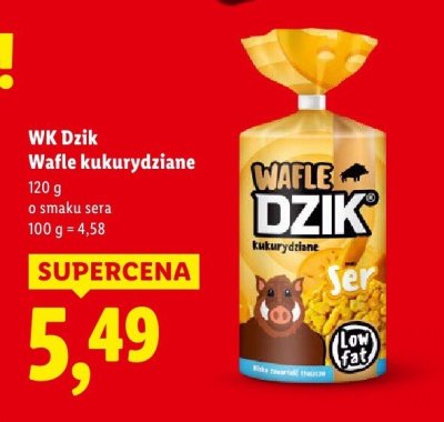 Wafle kukurydziane promocja w Lidl