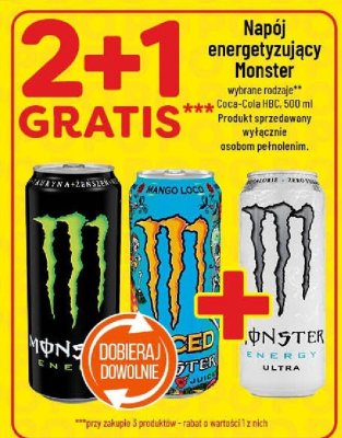 Napój energetyzujący Monster Energy Ultra promocja w POLOmarket