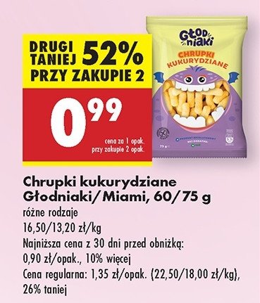 Chrupki kukurydziane Głodniaki promocja