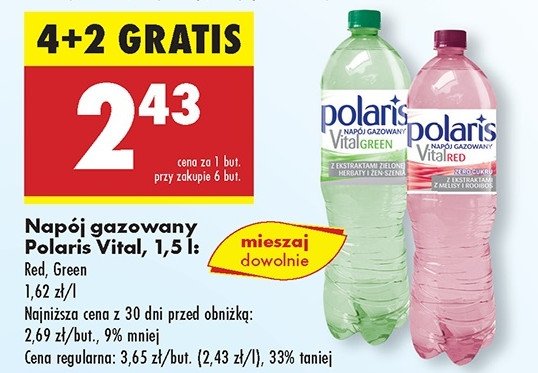 Woda red Polaris promocja