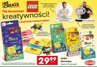 Karty wyzwań LEGO Recreate promocja w Biedronka