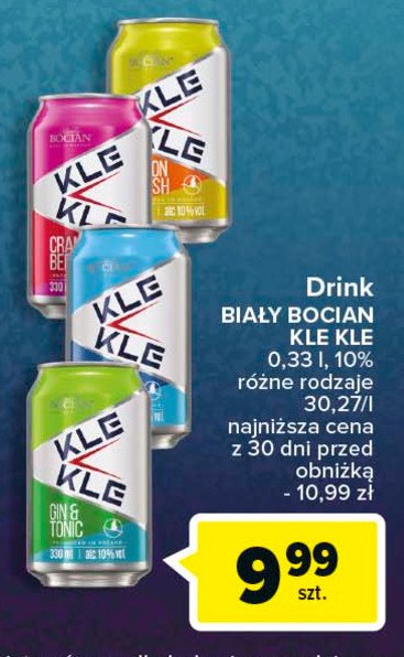 Napój lemoncrush Biały bocian kle kle promocja