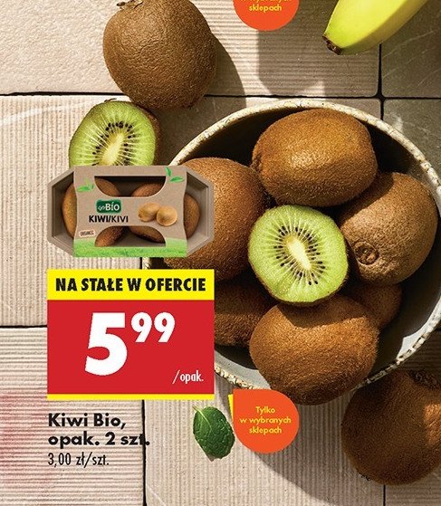 Kiwi bio promocja w Biedronka