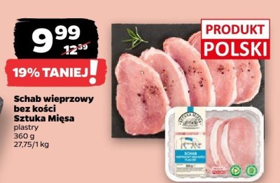 Schab wieprzowy bez kości Auchan promocja w Netto