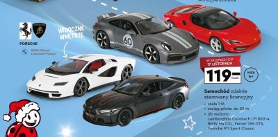 Samochód zdalnie sterowany licencyjny, różne rodzaje promocja w Biedronka