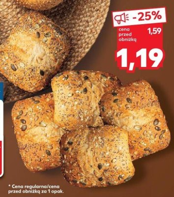 Bułka z ziarnami i makiem promocja w Kaufland