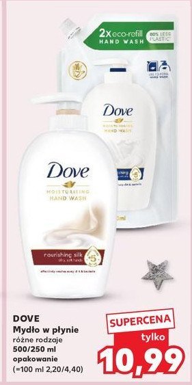 Mydło w płynie Dove nourishing silk promocja w Kaufland