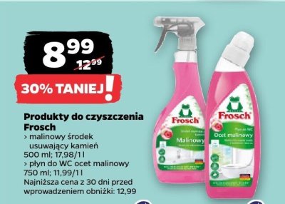 Płyn do WC ocet malinowy promocja w Netto