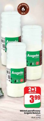 Wkład parafinowy Angela Bolsius 170 g promocja w Dino