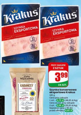 Kabanosy Staropolskie Stara Wędzarnia promocja w Dino