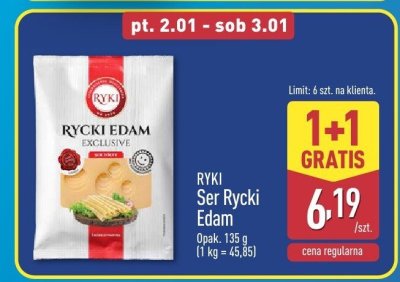 Ser Rycki Edam promocja w Aldi