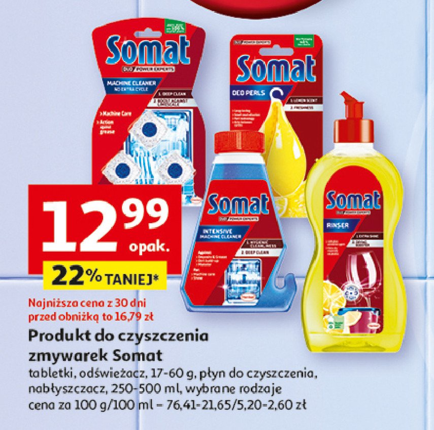 Nabłyszczacz do zmywarki lemon Somat rinser + extra-dry effect promocja