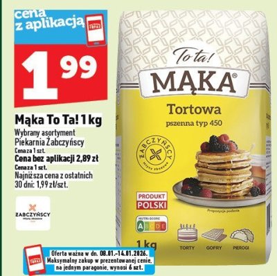 Mąka To Ta! 1 kg promocja w TOPAZ