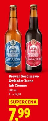 Piwo Gwiazdor Jasne promocja w Lidl