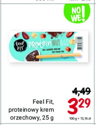 Nut & go - czekoladowy krem Feel fit protein promocja