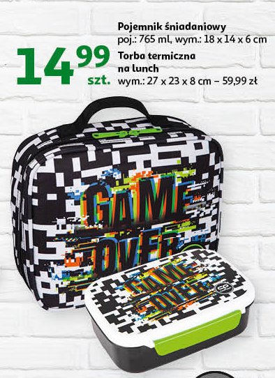 Torba termiczna na lunch game over Coolpack promocja