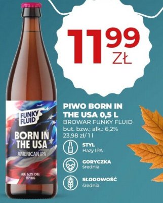 Piwo Born in the USA 0,5 L promocja w Duży Ben