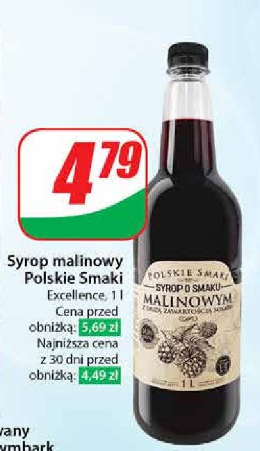 Syrop malinowy Polskie smaki syrop promocja