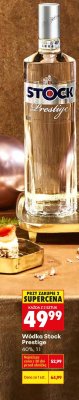 Wódka Stock Prestige 40% promocja w Biedronka