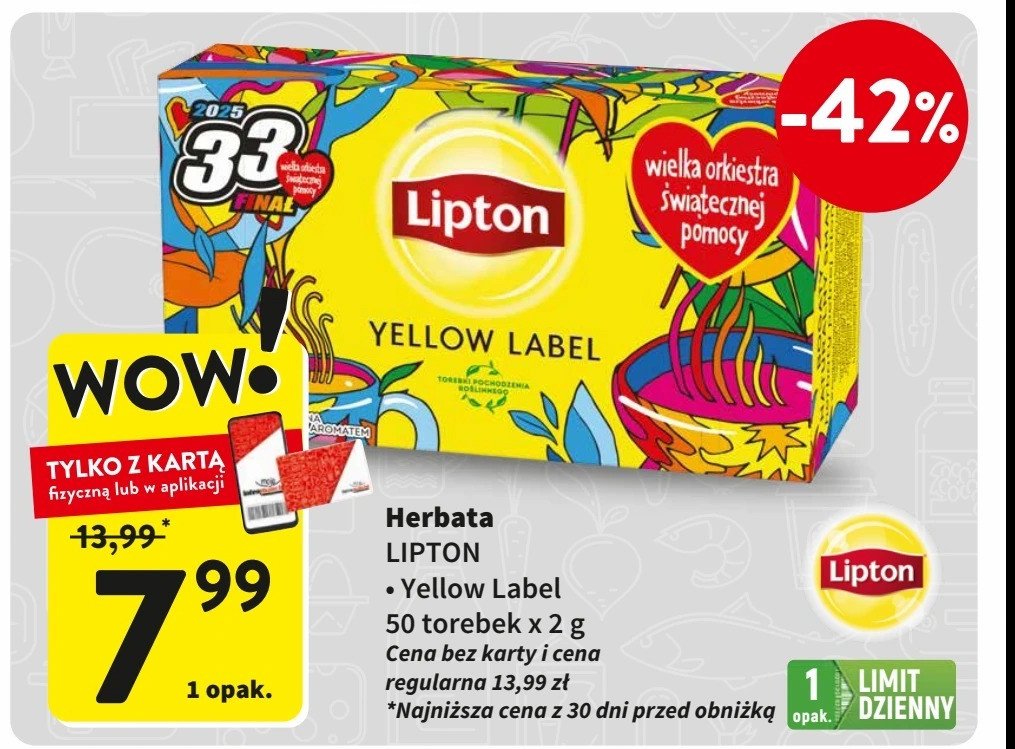 Herbata Lipton promocja w Intermarche