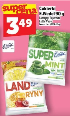 Cukierki E.Wedel 90g promocja w TOPAZ