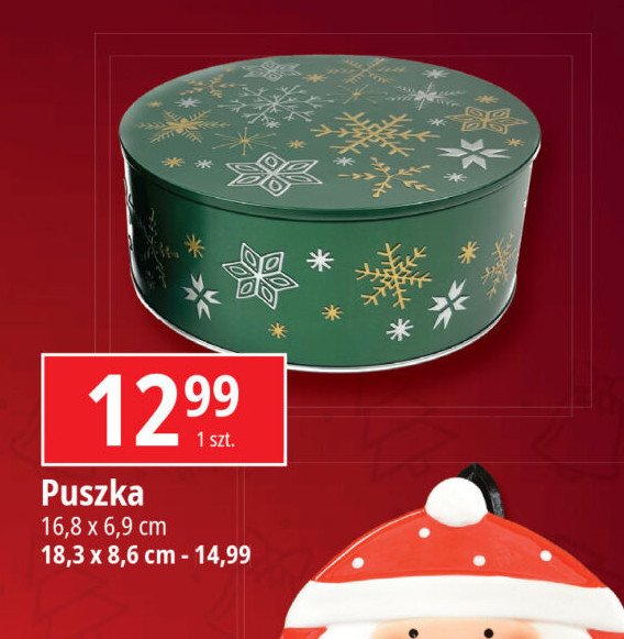 Puszka 16.8 x 6.9 cm promocja